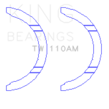 Load image into Gallery viewer, King Engine Bearings Honda D15A2/D15A3/D15B1/D15B2/D15B7/D15B8/D15Z1 Thrust Washer Set