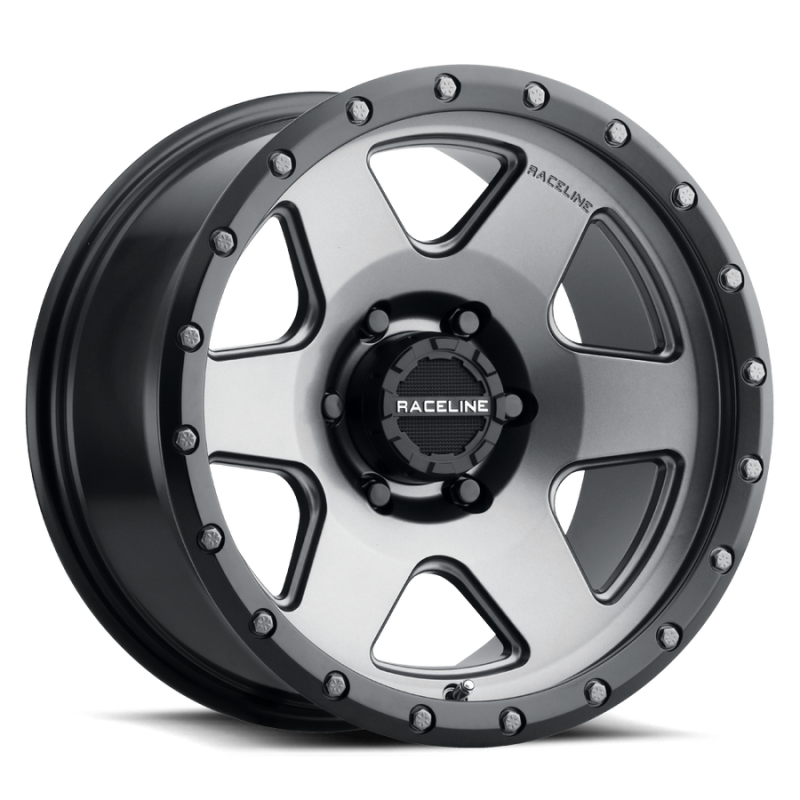 Raceline 946G Boost 20x9in / 5x150 BP / 18mm Offset / 112.2mm Bore - Gunmetal Wheel