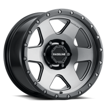 Load image into Gallery viewer, Raceline 946G Boost 18x9in / 6x120 BP / 12mm Offset / 83.82mm Bore - Gunmetal Wheel