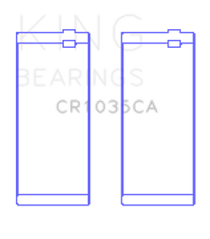 King Engine Bearings Dodge Cummins B-Series L4/L6 (Size STD) Rod Bearing Set