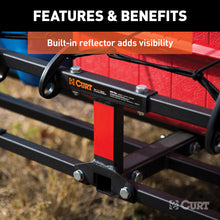 Load image into Gallery viewer, Curt 48in x 20in Basket-Style Cargo Carrier (Fixed 1-1/4in Shank w/2in Adapter)