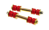 Prothane Universal End Link Set - 3 1/4in Mounting Length - Red