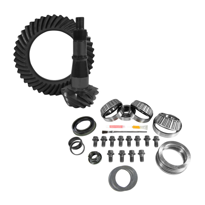 Yukon Gear 9.5in GM 3.42 Rear Ring & Pinion Install Kit Axle Bearings and Seals