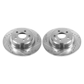 Power Stop 07-11 Volvo S80 Rear Evolution Drilled & Slotted Rotors - Pair
