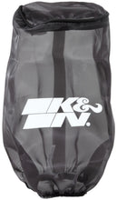 Load image into Gallery viewer, K&amp;N Filter Wrap Drycharger Oval Tapered Black - 3.25in Base I/S Width x 2.5in Top I/S Width x 7in H - GTR Auto