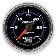 Load image into Gallery viewer, Autometer Cobalt 52mm 0-30,000 PSI F/S Electronic Diesel Fuel Rail Pressure Gauge (Cummins 6.7L)