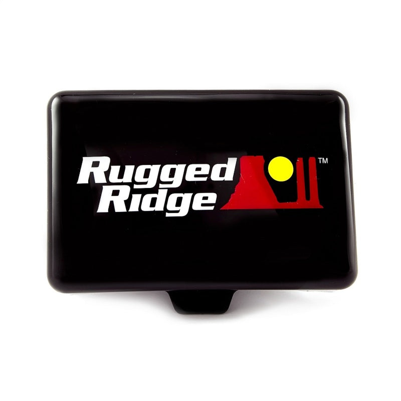 Rugged Ridge 5-In x 7-In Rectangular Off Road Light Cover Black