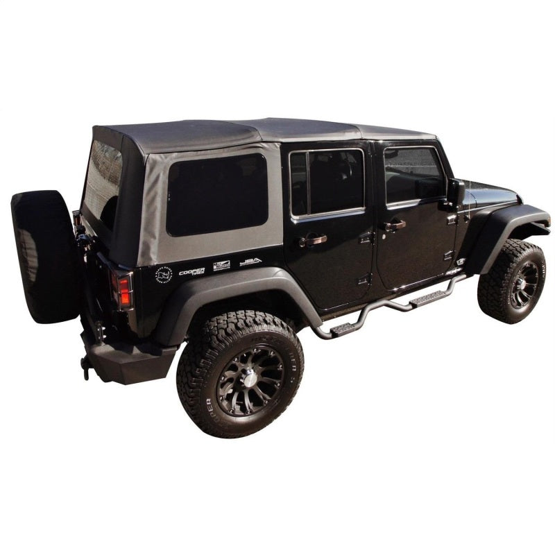 Rampage 2007-2009 Jeep Wrangler(JK) OEM Replacement Top - Black Diamond