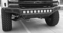 Load image into Gallery viewer, N-Fab M-RDS Front Bumper 16-17 Chevy Silverado - Gloss Black w/Silver Skid Plate