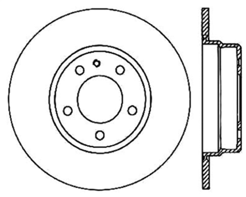 StopTech Slotted & Drilled Sport Brake Rotor