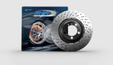 SHW 98-03 BMW M5 4.9L Left Front Drilled Lightweight Brake Rotor (European Model) (34112227735)