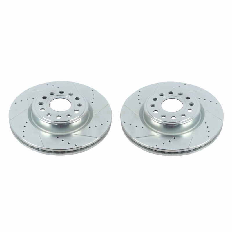 Power Stop 20-22 Ram 1500 Front Drilled & Slotted Rotor - Pair