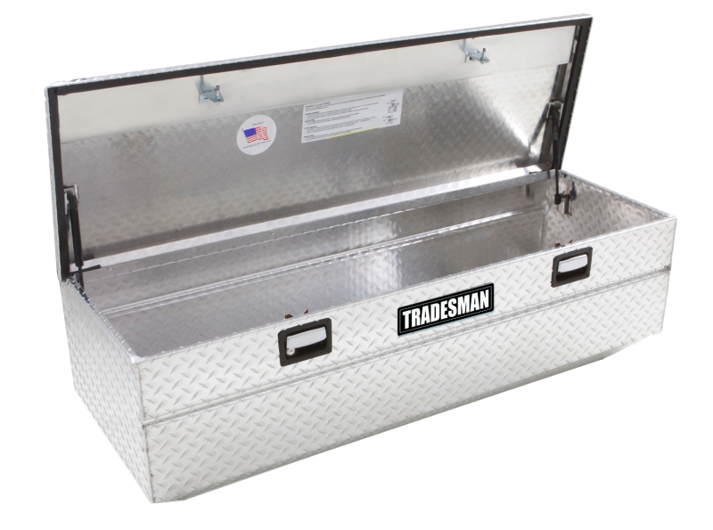 Tradesman Aluminum Flush Mount Truck Tool Box (56in.) - Brite