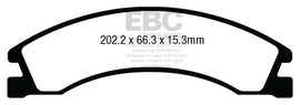 EBC 08+ Ford Econoline E150 4.6 Ultimax2 Rear Brake Pads