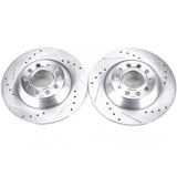 Power Stop 05-11 Audi A6 Rear Evolution Drilled & Slotted Rotors - Pair