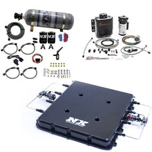 Load image into Gallery viewer, Nitrous Express Nitrous &amp; Water Injection Kit w/Billet LT4 Supercharger Lid w/12lb Bottle