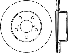 Load image into Gallery viewer, StopTech Power Slot 04 STi (5x100) Rear Left Cryo Rotor