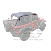 Load image into Gallery viewer, Rampage 2007-2018 Jeep Wrangler(JK) Frameless Soft Top Kit - Black Diamond