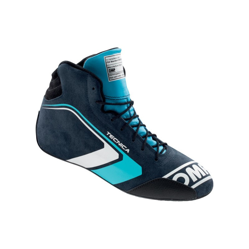 OMP Tecnica Shoes Blue/Cyan - Size 39 (Fia 8856-2018)