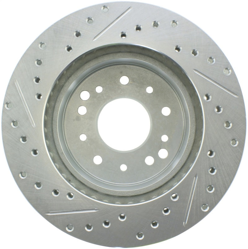 StopTech Select Sport 63-82 Chevrolet Corvette / 68-69 Camaro Slotted and Drilled Left Rear Rotor