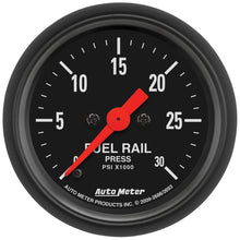 Load image into Gallery viewer, Autometer Z-Series 52mm 30Kpsi Fuel Rail Pressure Gauge, Ram 6.7L