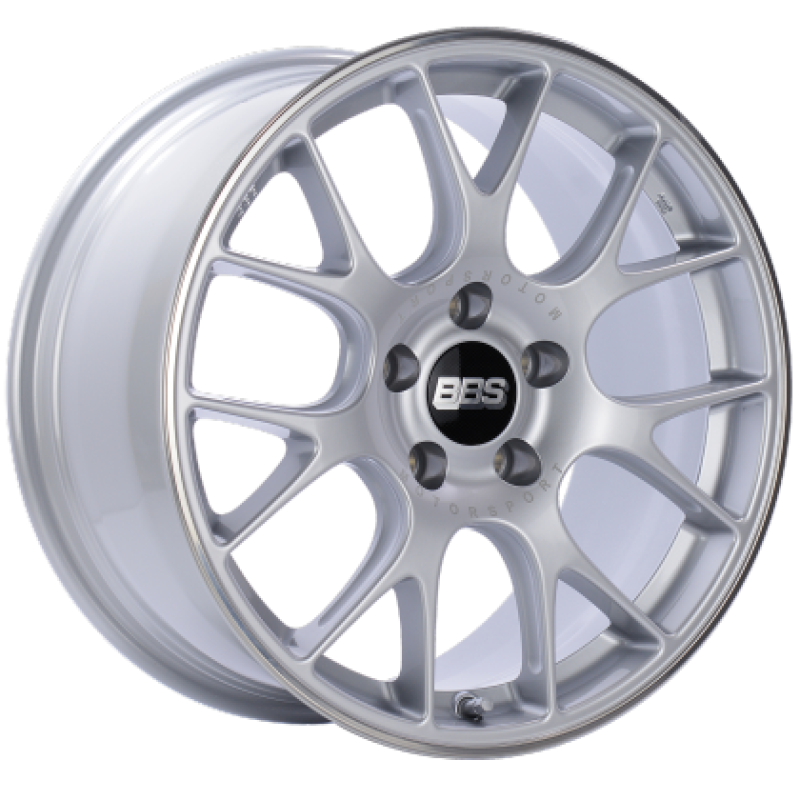 BBS CH-R 20x9 5x120 ET29 Silver Polished Rim Protector Wheel -82mm PFS/Clip Required