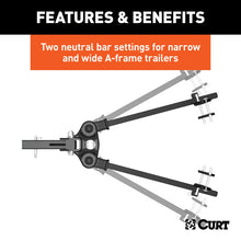 Load image into Gallery viewer, Curt TruTrack Trunnion Bar Weight Distribution System (10000-15000lbs 35-9/16in Bars)