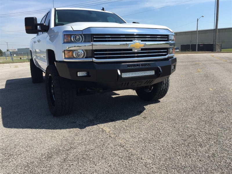 Iron Cross 07-13 Chevrolet Silverado 1500 Low Profile Front Bumper - Matte Black