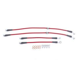 Power Stop 96-98 Nissan 240SX Front & Rear SS Braided Brake Hose Kit