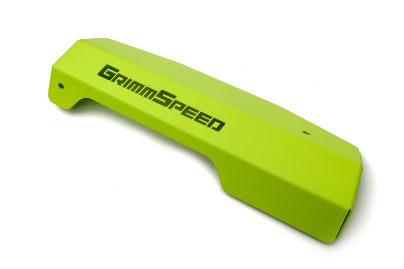 GrimmSpeed 15+ Subaru WRX Pulley Cover - Neon Green Powdercoat