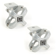 Load image into Gallery viewer, Rugged Ridge 1.25-2.0in Silver X-Clamp - Pair