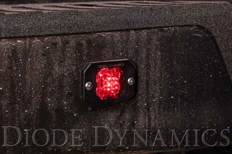 Diode Dynamics Stage Series C1 LED Pod Pro - White Flood Flush BBL Each