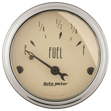 Load image into Gallery viewer, Autometer 2in 73 E/8-12 F Antique Beige Fuel Level Gauge