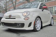 Load image into Gallery viewer, Rally Armor 12-18 Fiat 500 (Pop/Sport/Lounge/Abarth) Black UR Mud Flap w/ Grey Logo