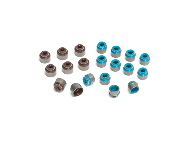 Supertech Mini / Dodge Neon / Mitsubishi 420A 6mm Viton Integral Valve Stem Seal - Set of 8