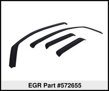 Load image into Gallery viewer, EGR 09-12 Dodge Ram F/S Pickup Quad Cab In-Channel Window Visors - Set of 4 - Matte (572655)