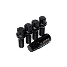 Load image into Gallery viewer, Vossen 28mm Lock Bolt - 14x1.25 - 17mm Hex - Cone Seat - Black (Set of 4)