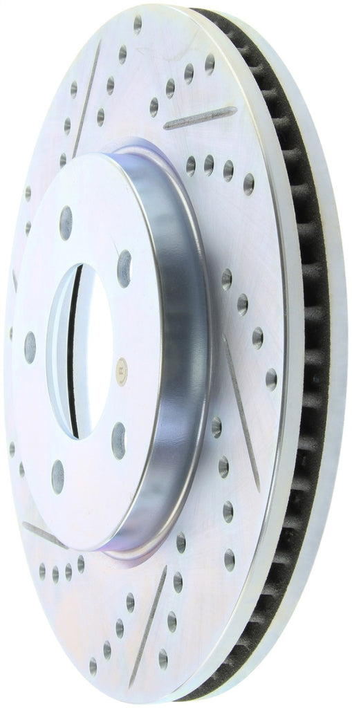 StopTech Select Sport Drilled & Slotted Rotor - Front Left