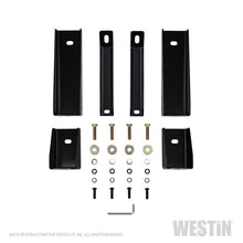 Load image into Gallery viewer, Westin 2019 Chevrolet Silverado/Sierra 1500 Crew Cab E-Series 3 Nerf Step Bars - Black