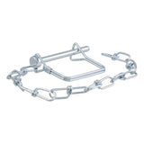 Curt 1/4in Safety Pin w/12in Chain (2-3/4in Pin Length)