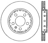 StopTech Power Slot 00-06 Audi TT Quattro / 04 VW Golf R32 Right Rear Slotted CRYO Rotor