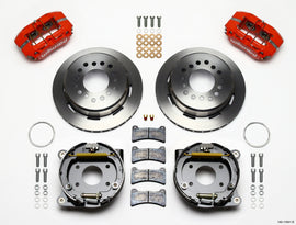 Wilwood Dynapro Low-Profile 11.00in P-Brake Kit - Red AMC 71-74 2.60in Offset