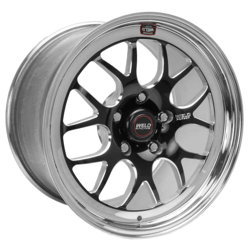 Weld S77 17x10 / 5x4.75 BP / 7.2in. BS Black Wheel (High Pad) - Non-Beadlock