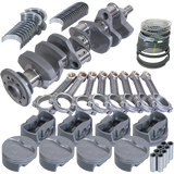 Eagle Chevy Pro Street 384 Rotating Assembly 4140 Crankshaft w/ 4340 I Beam Rods & Flat Top Pist