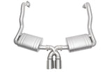 SOUL 15-16 Porsche 981 GT4 / Spyder Performance Exhaust - Slash Cut Brushed Finish Tips