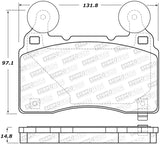 StopTech 10-15 Chevy Camaro SS Street Performance Front Brake Pads