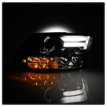 Load image into Gallery viewer, Spyder Dodge Ram 13-15 Projector Headlights Light Bar DRL Smoke PRO-YD-DR13-LBDRL-SM