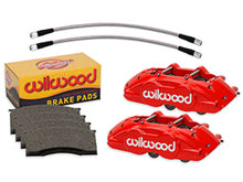 Load image into Gallery viewer, Wilwood 65-67 Ford Mustang D11 Calipers w/Pads and Lines - Red
