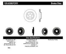 Load image into Gallery viewer, Stoptech 07-17 Jeep Compass/Patriot Front Premium Cryostop Brake Rotor