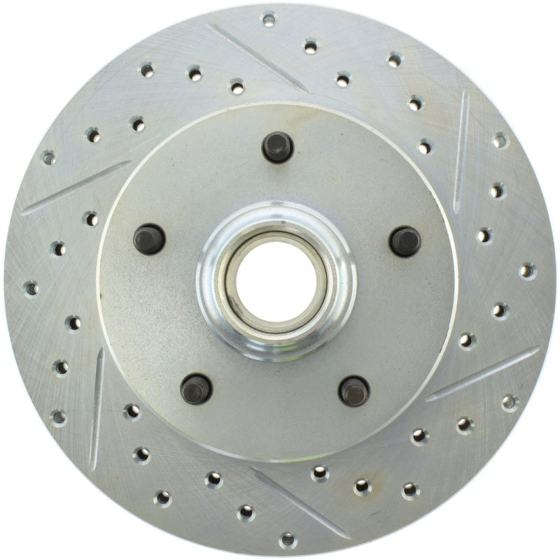 StopTech Select Sport 68-74 Chevrolet Camaro / Chevelle Slotted and Drilled Left Front Rotor
